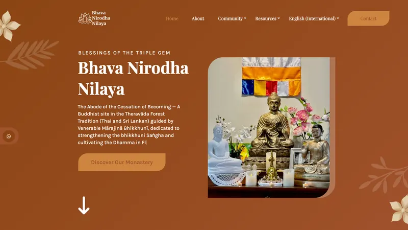 bhavanirodha.org homepage