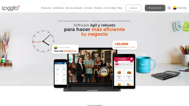 loggro.com homepage
