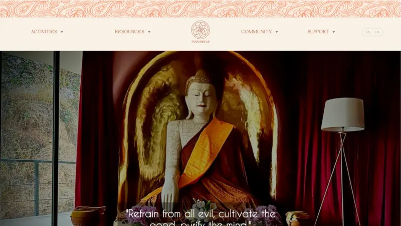 dhamma-pb.org homepage